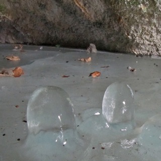 Ice Stalagmites