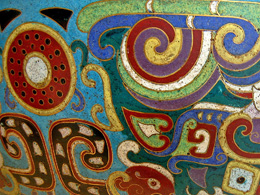 very colorful ancient cloisonne