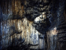 Cave formations making a dark and ominous watercolor desktop