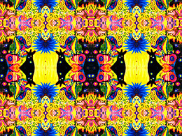 Bright pattern with yellows and blacks
