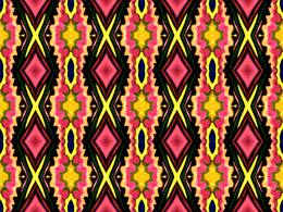 Pattern with bold colors 