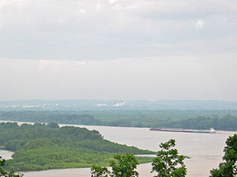 The site of the old Illinois State Capital (Kaskaskia)