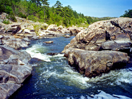 Shut-Ins on Saint Francis River, Missouri