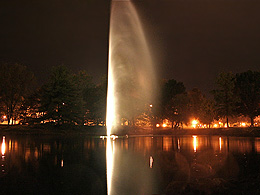 Chancellor's Fountain at the University of Illinois in Springfield