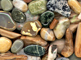Grandpa's polished pebbles