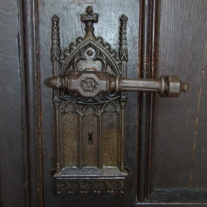 Church pattern door handle-Basel, Switzerland