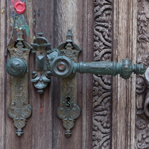 Door handle-Peles Castle, Romania