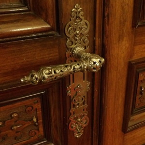 Door handle-Peles Castle, Romania