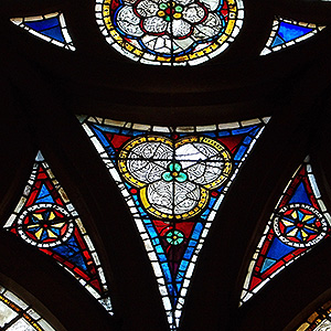 Stained glass Stained glass in Strasbourg Cathedral