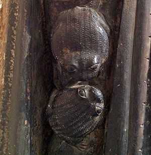 Stone carving from Strasbourg Cathedral