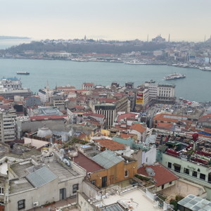 A view of the city in Istanbul.