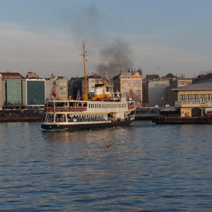 A ferry is the best transportation to take when you need to across between Asia and Europe in Istanbul.