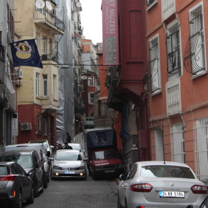 It is not very easy to drive in Istanbul. Many narrow streets are for driving in both directions.