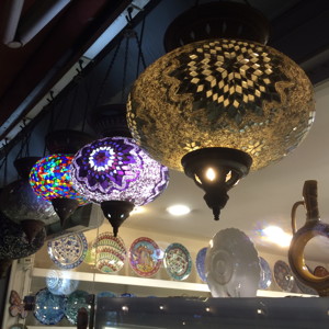 Beautiful lamps in Istanbul, Turkey.