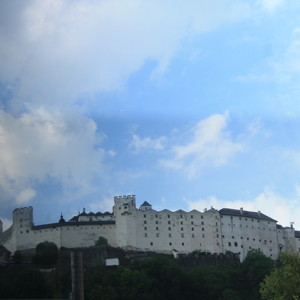 Hohensalzburg Castle in Salzburg, Austria.