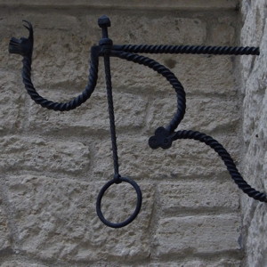 A dragon head hanger in San Marino