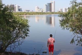 Day on the river banks