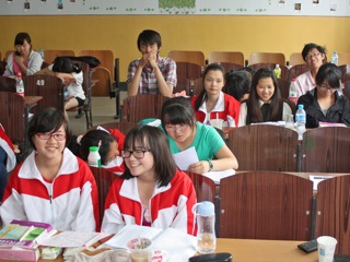 Students in Chuanmin's class