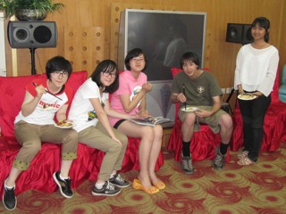 Party at Heilongjiang University for Sebastian
