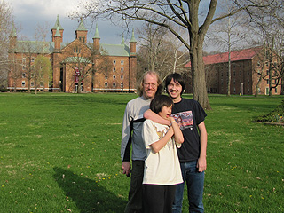 Evening light at Antioch College