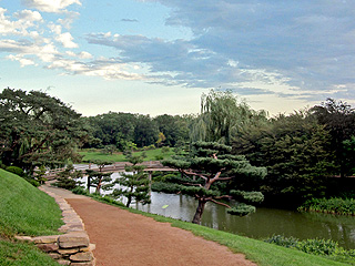 Chicago Botanical Garden Japanese Garden area