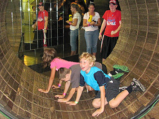 Dante playing at the City Museum in Saint Louis
