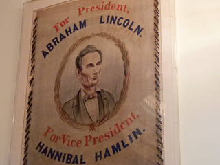 Election poster from the 1860 campaign of Lincoln and Hamlin