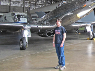 Sebastian at Air Force museum