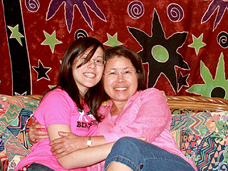 Tsuili Bowman with her daughter Katherine