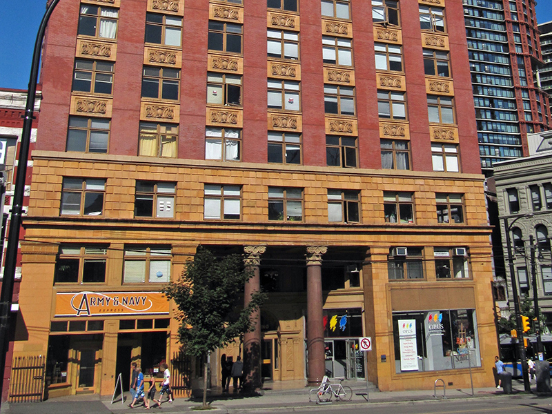 The Dominion Building in Vancouver is a lovely 13-story skyscraper