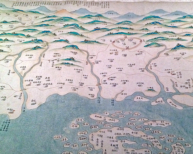 Early map of Taiwan