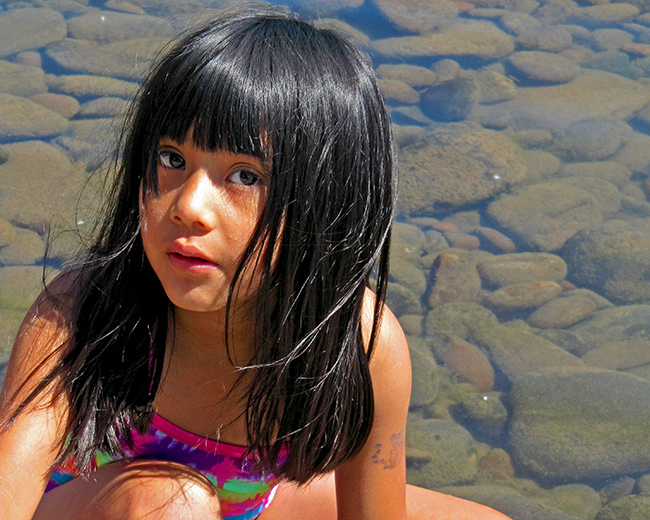 Angie at Santiam River
