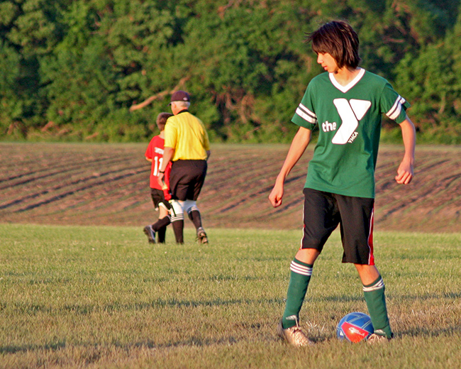 Arthur on the field