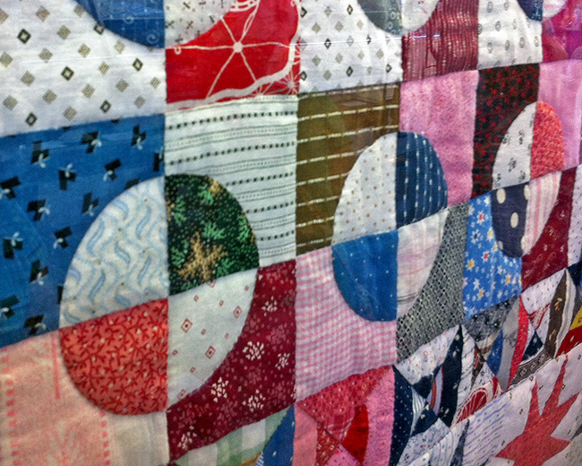 Circles squared quilt