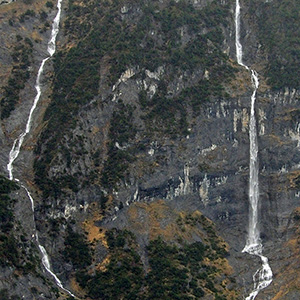 Waterfalls in the Lütschine Valley
