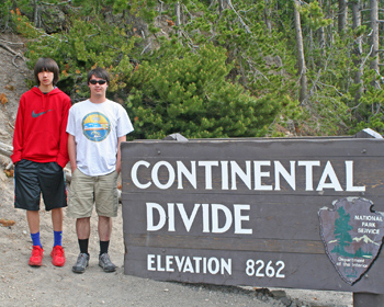 Continental Divide sign