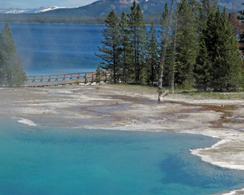 Black Pool, now a pretty blue.