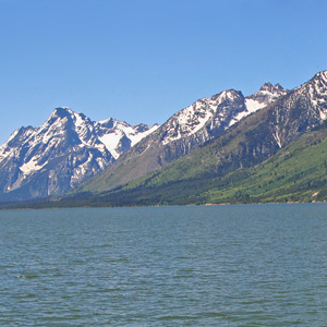 Mt Moran from Jackson Lake Overlook