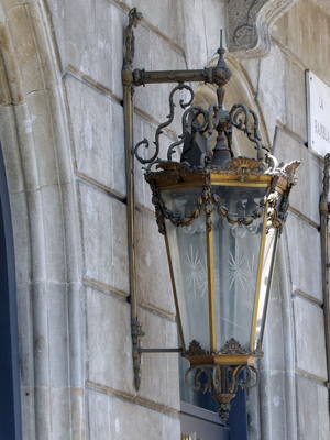 Lamp in Barcelona, Spain.
