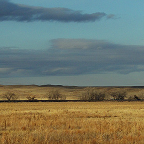Western Nebraska near Ogallala in late afternoon