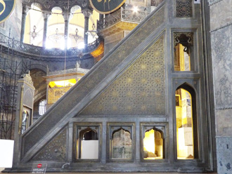 Minbar in Hagia Sophia