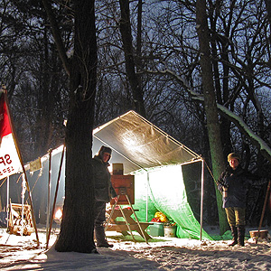 Photograph from our 2011 January campout at Camp Illinek