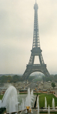 Champ de Mars toward Eiffel Tower