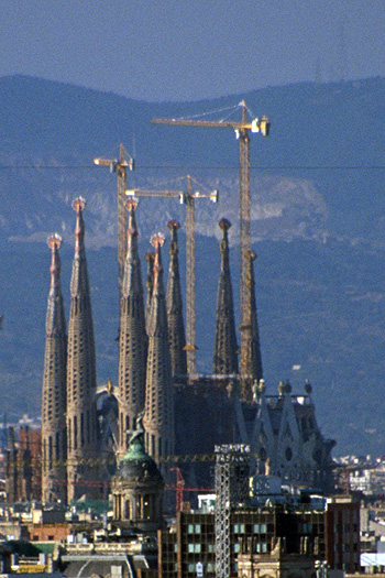Gaudi's Sagrada Familia in Barcelona