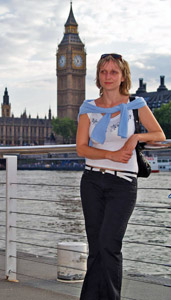 Katherine Vlasakova in London.