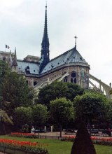 View of Notre Dame from the southeast