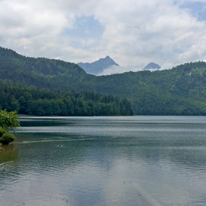 Afternoon at the Alpsee near Hohenschwangau, Germany