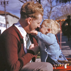 John with Vic in 1943