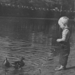 Photo of John Ives as a young child