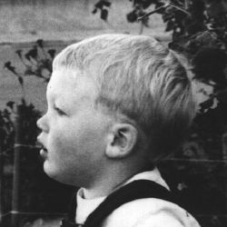 Photo of John Ives as a young child